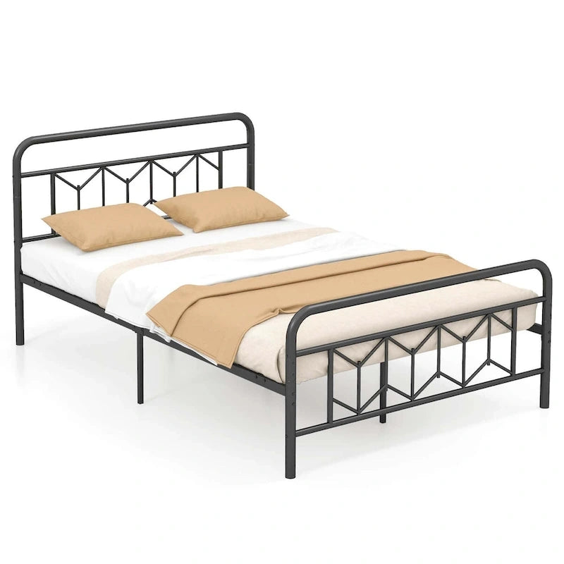 Twin/Full/Queen/King Size Bed Frame with Mattress Foundation