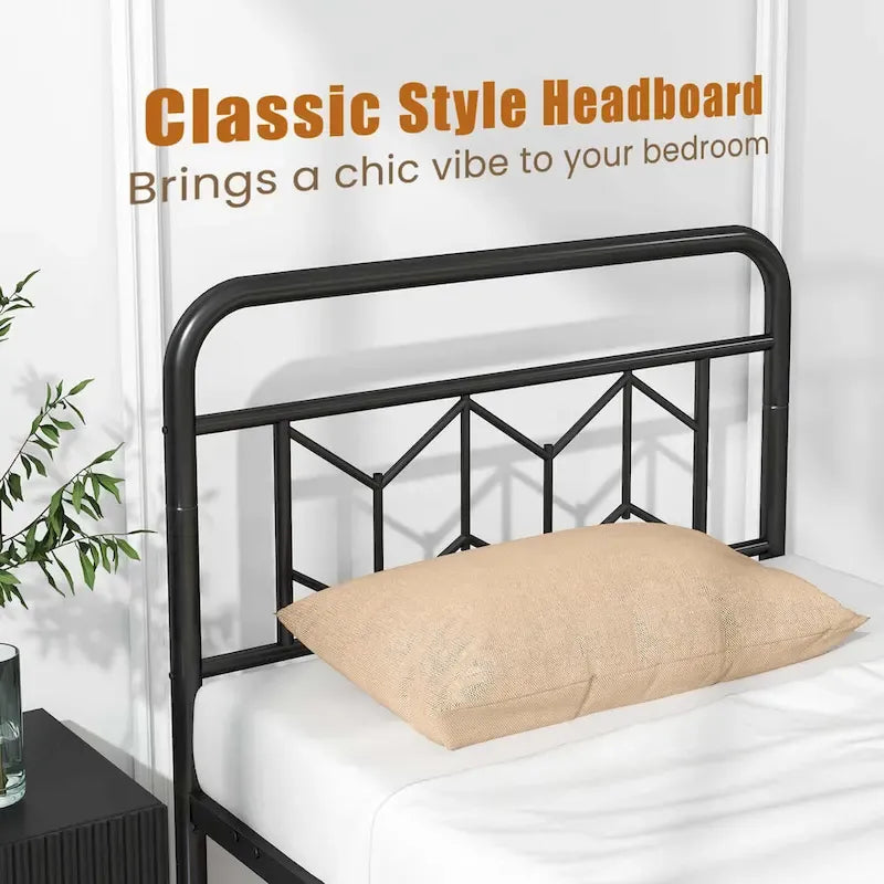 Twin/Full/Queen/King Size Bed Frame with Mattress Foundation