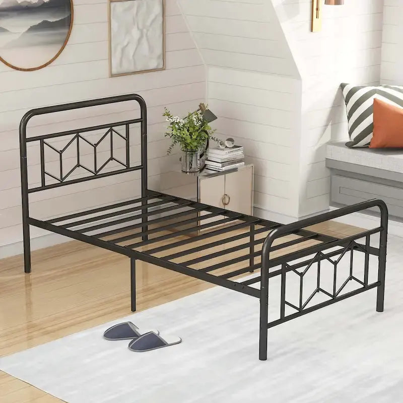Twin/Full/Queen/King Size Bed Frame with Mattress Foundation