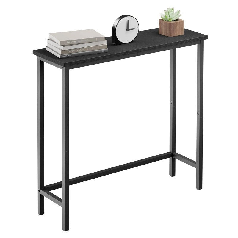 29.5 Inch Narrow Console Table, Slim Entryway Sofa Table for Hallway, Bedroom, Living Room, or Foyer