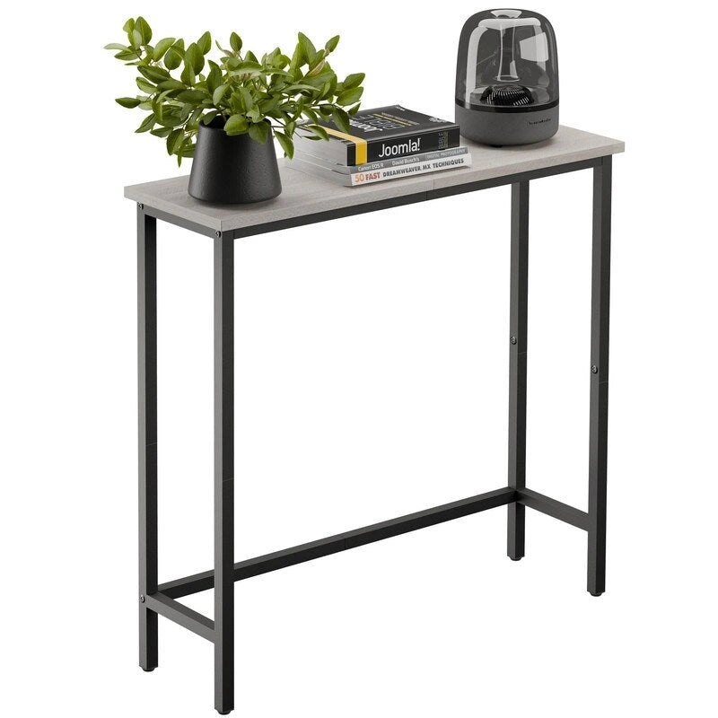 29.5 Inch Narrow Console Table, Slim Entryway Sofa Table for Hallway, Bedroom, Living Room, or Foyer