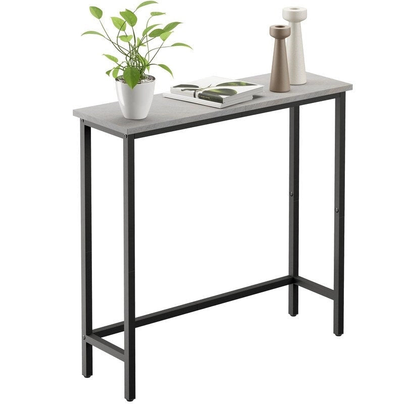 29.5 Inch Narrow Console Table, Slim Entryway Sofa Table for Hallway, Bedroom, Living Room, or Foyer