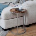 Union Solid Wood and Metal C-Table