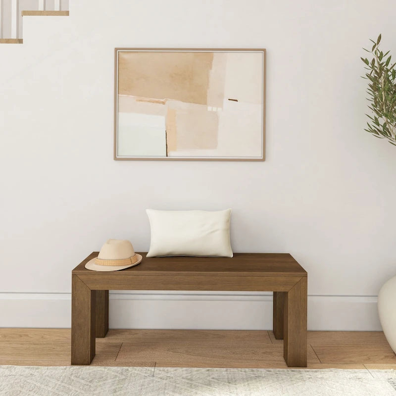 Modern Dining Bench for 60 Inch Table, 49 Inch Long