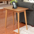 Mid-Century Rectangular Side Table - 24 Inch