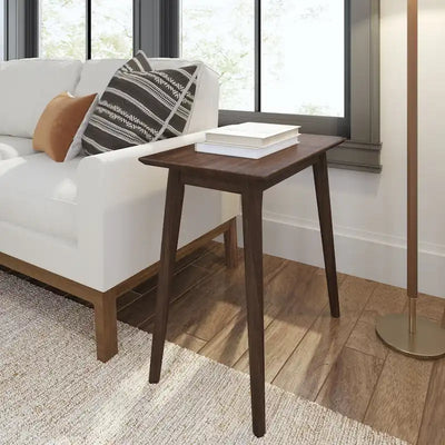 Plank and Beam Mid-Century Rectangular Side Table - 24