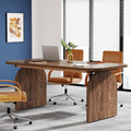 63 Inch Executive Desk, Rectangular Large Office Computer Desk Workstation