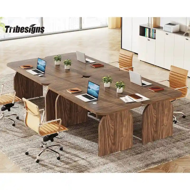 63 Inch Executive Desk, Rectangular Large Office Computer Desk Workstation