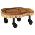 vidaXL Coffee Table Solid Wood Acacia 23.6x21.7x9.8