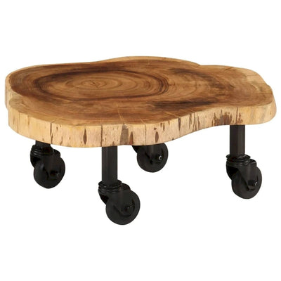 vidaXL Coffee Table Solid Wood Acacia 23.6x21.7x9.8
