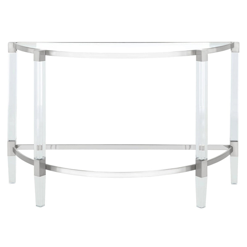 Acrylic Console Table - 47.2 W x 17.7 L x 28.7 H