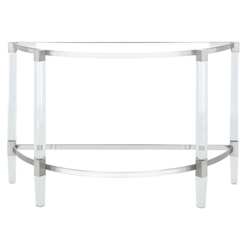 Acrylic Console Table - 47.2 W x 17.7 L x 28.7 H