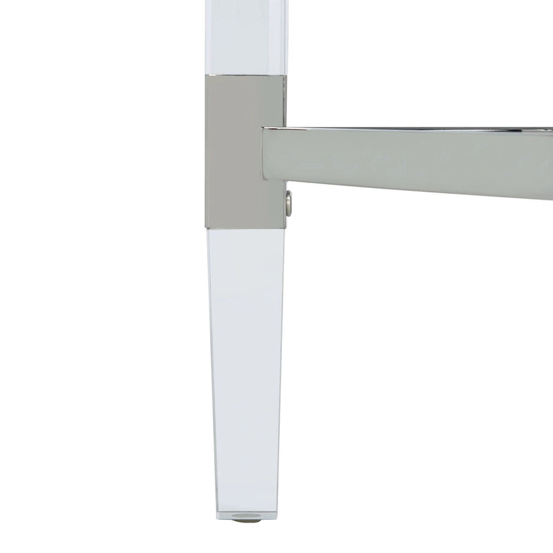 Acrylic Console Table - 47.2 W x 17.7 L x 28.7 H