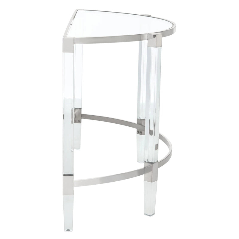 Acrylic Console Table - 47.2 W x 17.7 L x 28.7 H