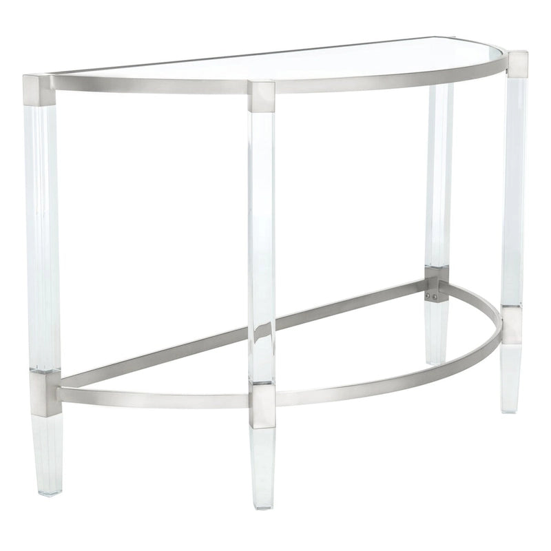 Acrylic Console Table - 47.2 W x 17.7 L x 28.7 H