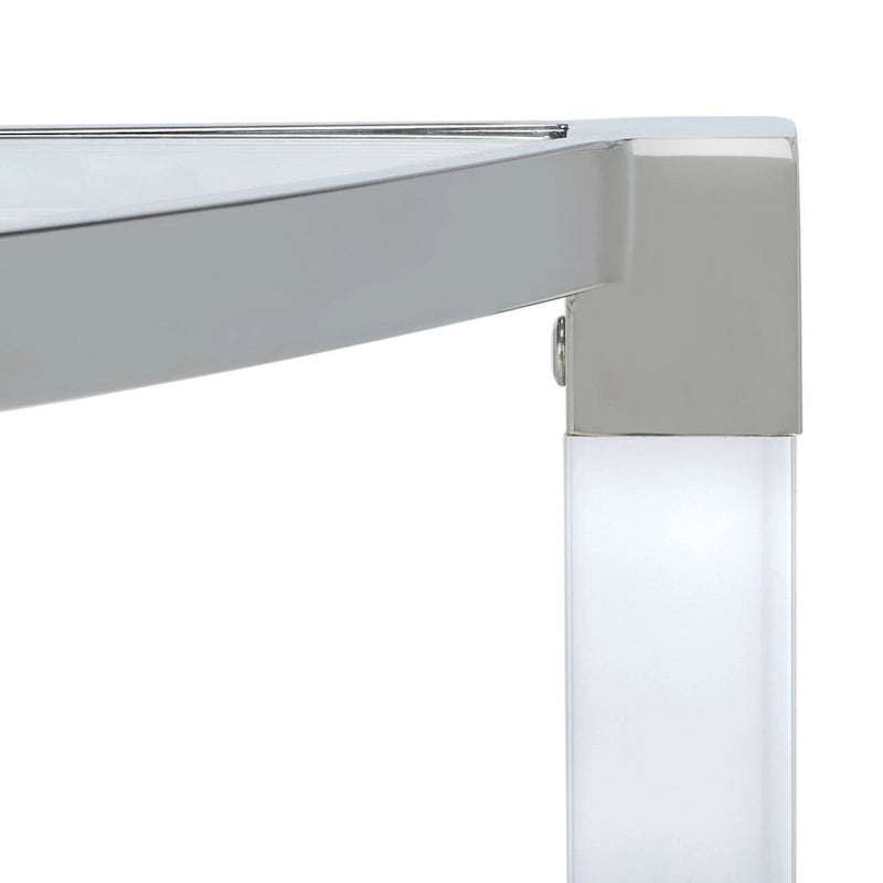 Acrylic Console Table - 47.2 W x 17.7 L x 28.7 H