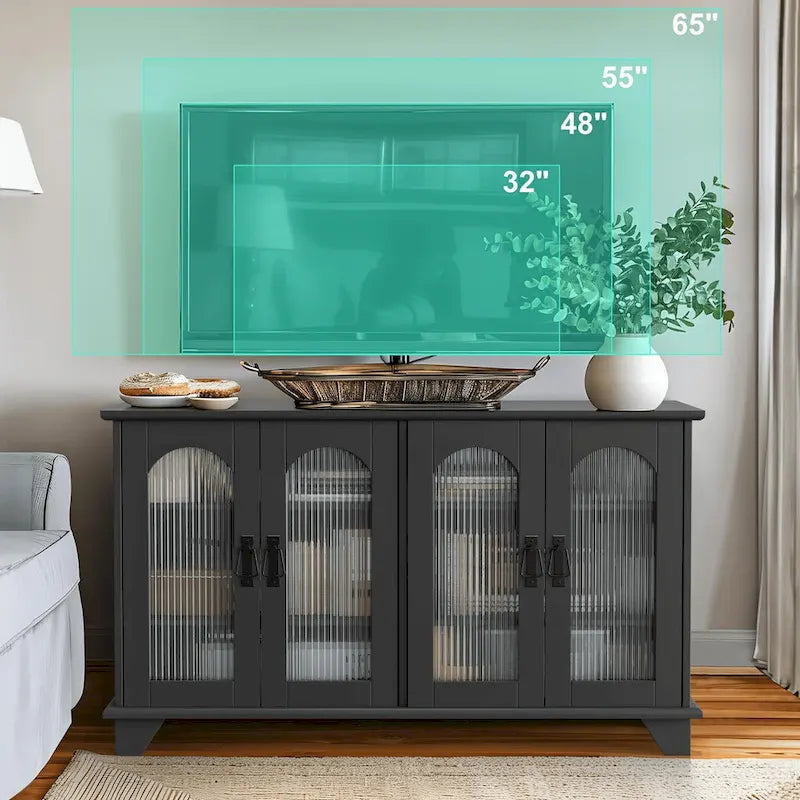 TV Stand with Storage for TVs up to 45 Inch - 45 x 26 x 16