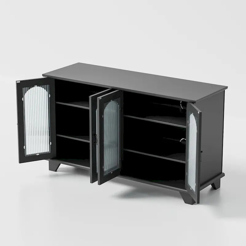 TV Stand with Storage for TVs up to 45 Inch - 45 x 26 x 16