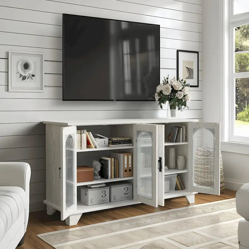 TV Stand with Storage for TVs up to 45 Inch - 45 x 26 x 16