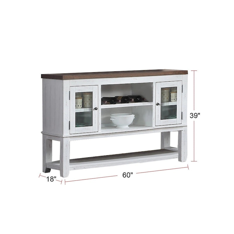 Server with Open Shelves