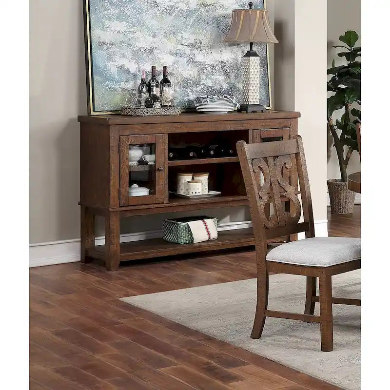 Server with Open Shelves