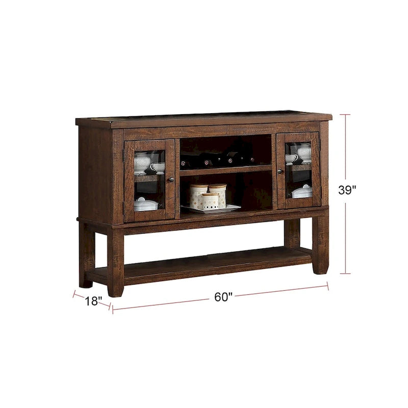 Server with Open Shelves