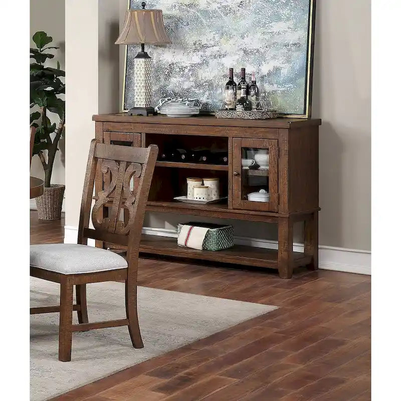 Server with Open Shelves