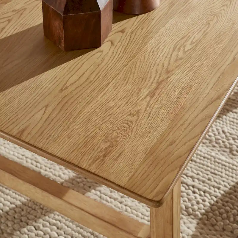 Scandinavian Wood Finish 71 Inch Dining Table