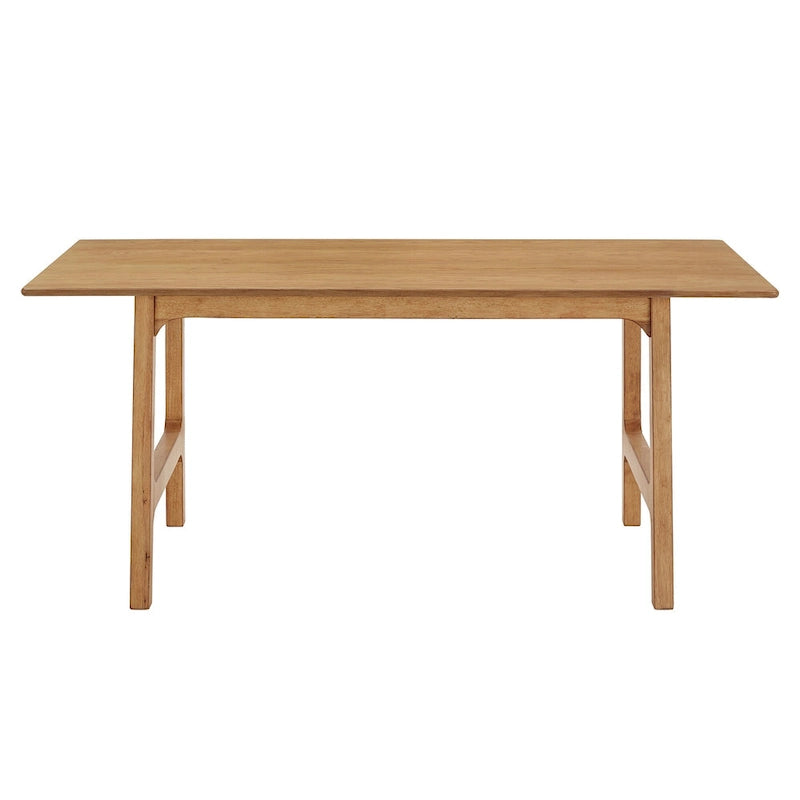 Scandinavian Wood Finish 71 Inch Dining Table